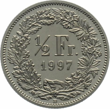 1/2 Franken 1997 B